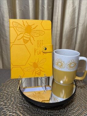 Bee Kind Journal + Daisy Mug